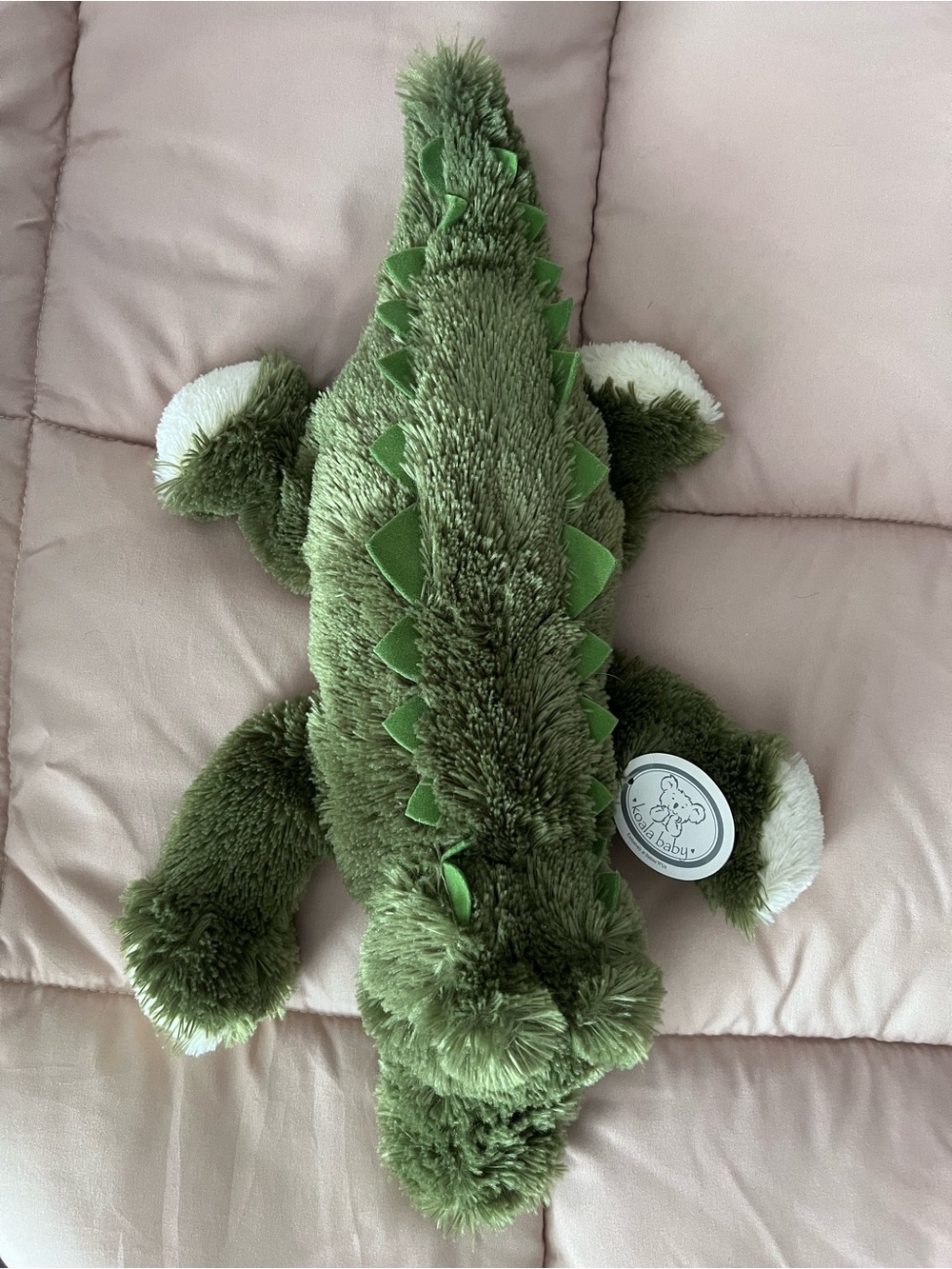 Koala Baby Green Plush Alligator Stuffed Animal - Soft Nursery Toy
